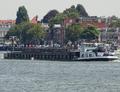 Orca opvarig op de Oude Maas bij Dordrecht.