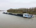 De Esperanto 3 op het Amsterdam-Rijnkanaal ter hoogte van de Nesciobrug.