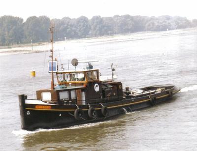 Lambert Düsseldorf Schnellenburg. 
Met vracht van HANNO op weg naar Neuss in augustus 1998.