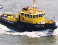 Havendienst 8 op de Nieuwe Maas te Rotterdam.