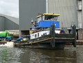 Maasstroom 7 met losse boot te Nijkerk.