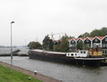 De Rehoboth sluis Spaarndam op weg naar Treffers BV in Haarlem.