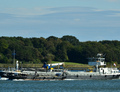 Marine Service 1 op de Nieuwe Waterweg bij Rozenburg.