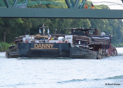 Danny op het Mittellandkanal.