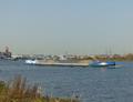 Deo Favente op het Noordzee kanaal ter hoogte van de Coenhaven Amsterdam.
