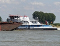 Herkules VII op de Rijn bij Xanten.