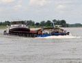 De Panta Rhei II op de Rijn bij Xanten.