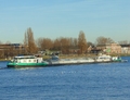 Rozengracht op het Noordzeekanaal t.h. van Zaandam.