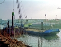 Noord in de haven van Sliedrecht in 1994.