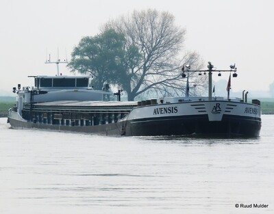 Avensis afvarend op de IJssel bij Bronckhorst.
