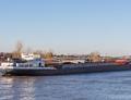 Baltimax op de IJssel in Zutphen.