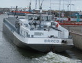 Barco in de Oranjesluis Amsterdam.