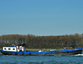 Waterboot 10 op de Nieuwe Waterweg bij Rozenburg.
