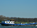 Waterboot 10 op de Nieuwe Waterweg bij Rozenburg.