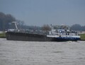 My Way opvarig op de Rijn bij Emmerik.