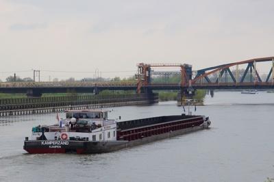 De Kamperzand op de IJssel bij Zutphen ter hoogte van de oude IJsselbrug.