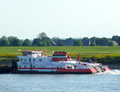 Veerhaven X - Orka in de Byland bij Lobith.