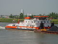 Veerhaven VIII - Nijlpaard Hartelkanaal.