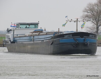 Swette te daal op de IJssel bij Bronckhorst.