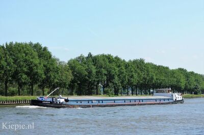 Gerardus op het Amsterdam-Rijnkanaal bij Breukelen.