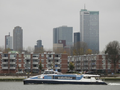 Vlij op de Nieuwe Maas in Rotterdam.