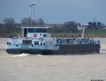 Ganda afvarig op de Rijn bij Emmerik.