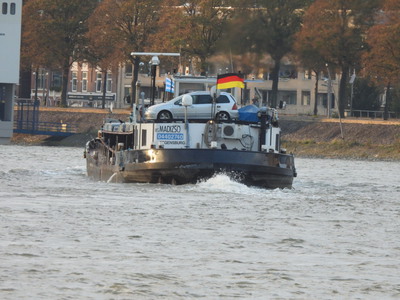 Madizo op de Nieuwe Maas in Rotterdam.