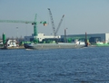 El-Barco op het Noordzeekanaal ter hoogte van de Coenhaven.