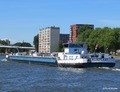 Blikplaat op het Amsterdam Rijnkanaal.