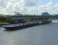 De Serenitas en de Serenitas II op het Amsterdam-Rijnkanaal ter hoogte van de Nesciobrug.