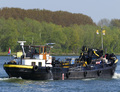 Olieservice III op de Oude Maas bij Spijkenisse.