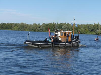 Dina tijdens de sleepbootdagen Nijkerk.