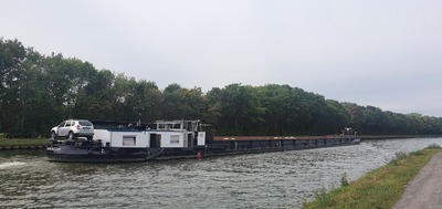 Nebokadnezar Mittellandkanal bij Minden.
