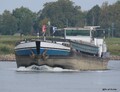 Manus in de opvaart op de IJssel bij Bronkhorst.