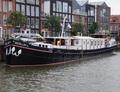 Merlijn aangemeerd in de Riedijks Haven in Dordrecht. 