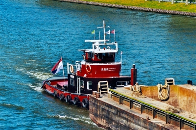 Dicky Jr op het Amsterdam-Rijnkanaal bij Breukelen