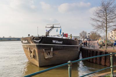 De Wilani aangemeerd in Zutphen.