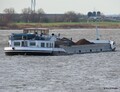 Spes Salutis te daal op de Rijn bij Emmerik.
