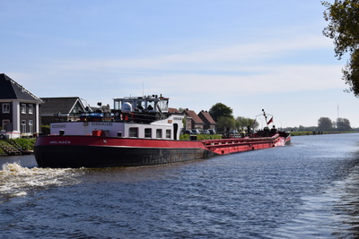 Robbenzand Noord Hollands Kanaal bij de vlotbrug van 't Zand. 