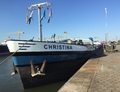 Christina in de haven van Werkendam.