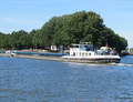 Michaela op het Amsterdam Rijnkanaal.