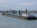 Mobitrans I afgemeerd in de overnachtingshaven Spijk.