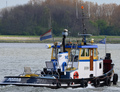 Marga Nieuwe Waterweg bij Rozenburg.