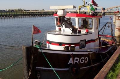 Argo aangemeerd in Zutphen.