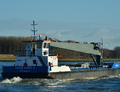 Crane Barge 2 Nieuwe Waterweg bij Rozenburg.