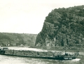 Rheinfahrt 302 op de Rijn 1952 naar de ombouw tot Motorvrachtschip