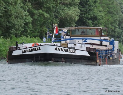 Annabelle op het Mittellandkanal.