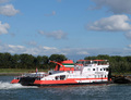 Veerhaven IV-Neushoorn op de  Oude Maas.