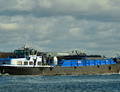 Crane Barge 3 Nieuwe Waterweg bij Rozenburg.