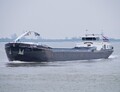 Scaldis inkomend te Hansweert vanaf de Westerschelde. 